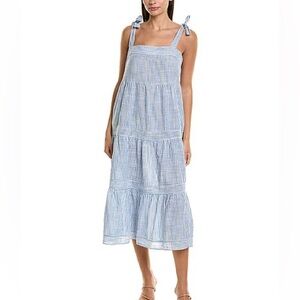 Tommy Bahama Women’s Shoreline Square Neck Striped Maxi Dress NWT XL